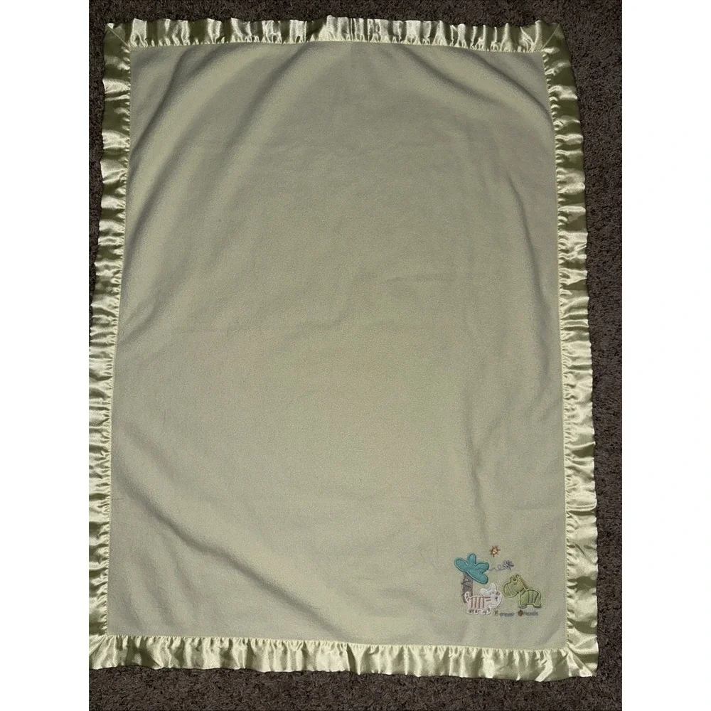 Carter's Just One‎ Year Forever Friends Tiger Zebra Tree Fleece Baby Blanket